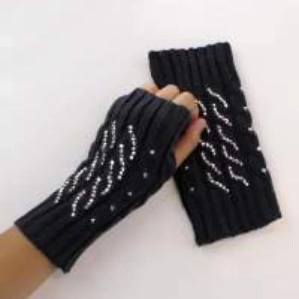 4 COLORS : FINGERLESS GLOVES